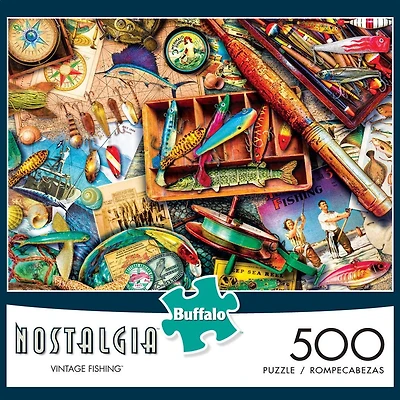 Casse-tête « Nostalgia Vintage Fishing » de Buffalo Games