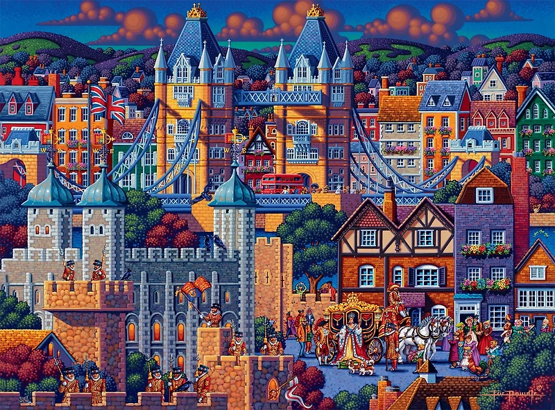 Buffalo Games London Tower 1000-Piece Interlocking Jigsaw Puzzle for Adults Ages 14-99 Years