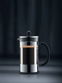 Bodum Kenya Cafetière à piston, acier inox 8 tasses, 1.0L, 34 oz