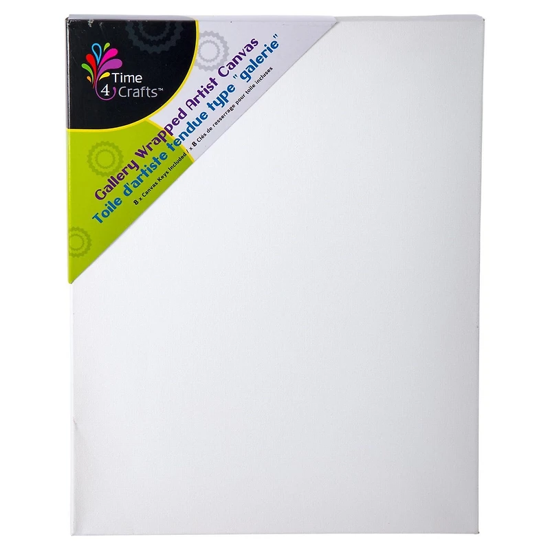 Time 4 Crafts Ensemble de toiles avec cadre en bois