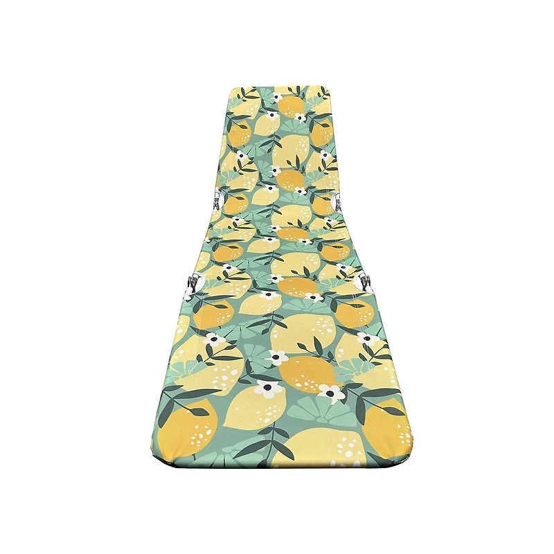 Fabric Beach Lounger,Lemon