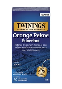 Twinings Thé Orange Pekoe Étincelant 20s 20 sachets de thé