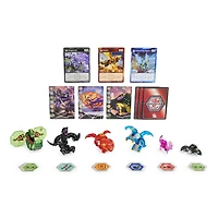 Bakugan Evolutions, Battle Strike Pack Neo Pegatrix et Sky Horse, 6 figurines articulées Bakugan, 9 cartes à collectionner et 8 BakuCores, jouets pour garçons à partir de 6 ans