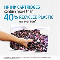 HP 63 Black & Tri-colour Original Ink Cartridges, 2-Pack (L0R46AN), Black