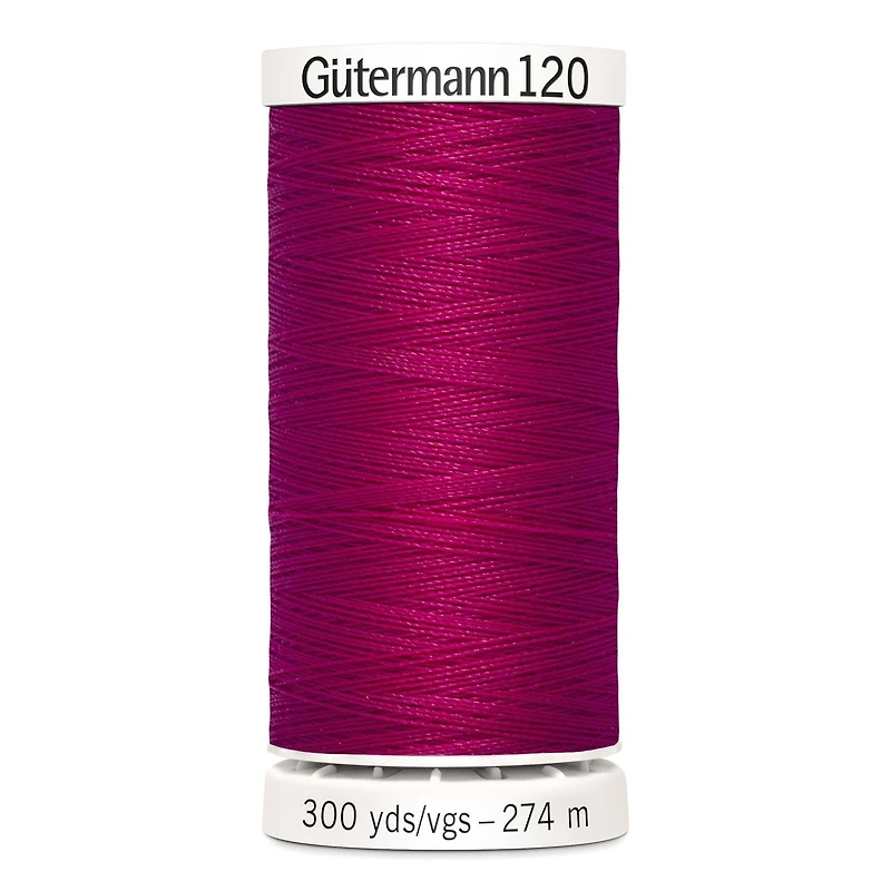 Gutermann 120 100% Polyester All Purpose Thread, 274 m / 300 yds