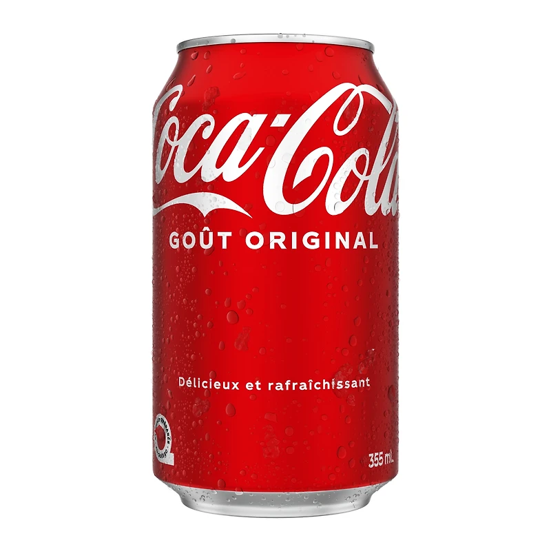 Coca-Cola Fridge Pack Cannettes, 355 mL, 12 Pack 12 x 355 mL