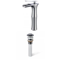 American Imaginations AI-33697 Deck Mount CUPC Approved Lead Free Brass Faucet Set In Chrome Color - Drain Incl.