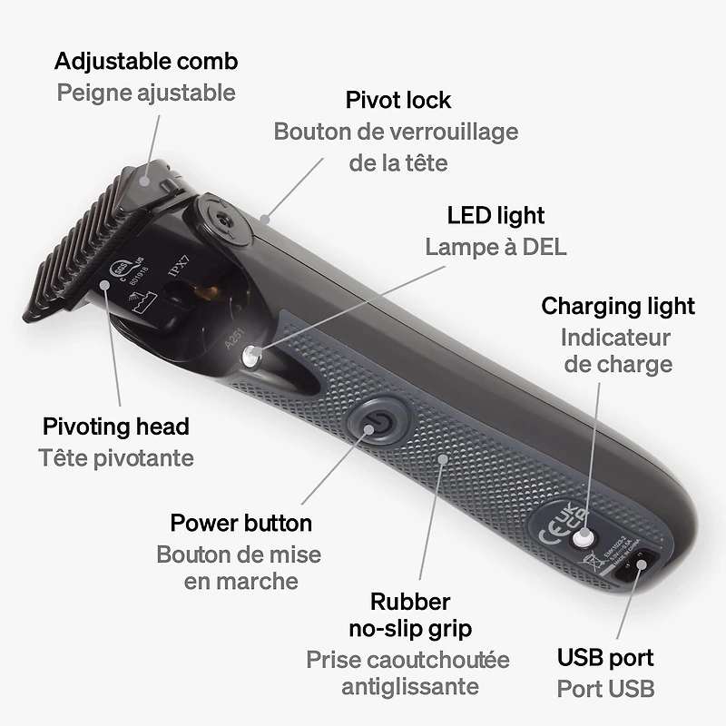 Tondeuse pour le corps Ultra Pivot de Schick tondeuse électrique