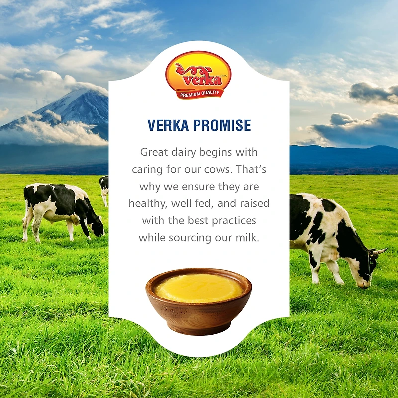 Verka Pure Desi Ghee pot de 3,5 lbs Riche en arôme et en saveur