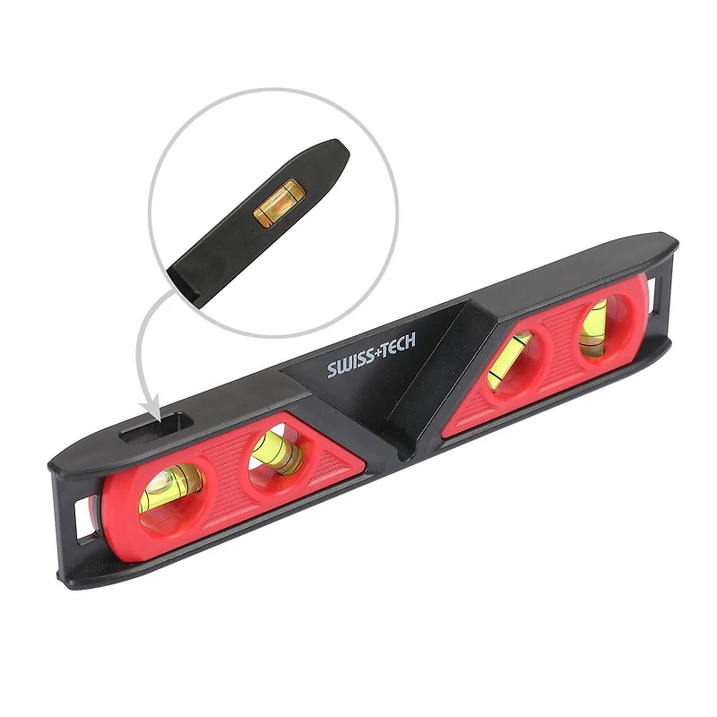 Swiss Tech Niveau torpille 9 po Niveau de cadre photo