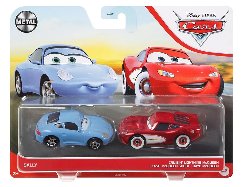 Disney Pixar Cars Cruisin' Lightning McQueen & Sally 2-Pack