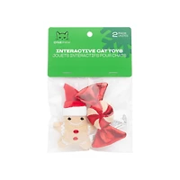 One Paw, Holiday Cat Toys, Gingerbread and Candy, Interactive Plush Design