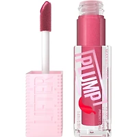 Brillant à lèvres Lifter Plump de Maybelline New York, effet repulpant, fini diaphane, sensation de chaleur intense, 5,4 ml brillant à lèvres repulpant