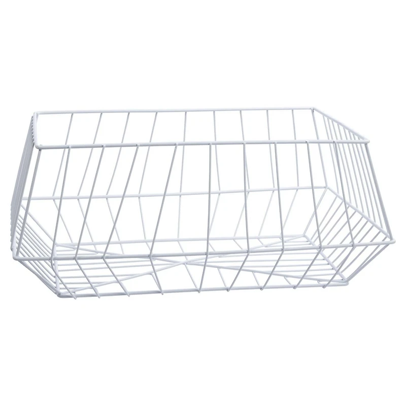 Truu Design, Trapezoid Wire Storage Basket, Set of 2