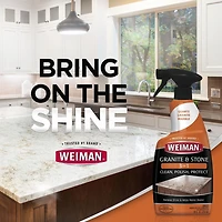 Weiman 3-In-1 Granite Clean, Polish & Protect Spray, Renews Shine, Resists Stains, 24 oz, Weiman 3-In-1 Granite Cleaner