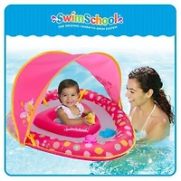 SwimSchool Grow-With-Me Babyboat avec auvent et 3 jouets - Sirène BabyBoat avec auvent et jouets