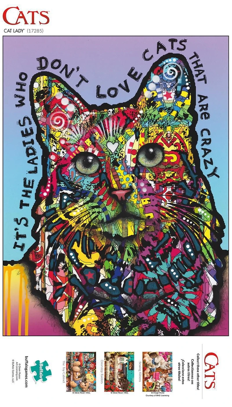Buffalo Games - Cats - Cat Lady - 750 Piece Jigsaw Puzzle