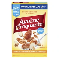 Oatmeal Crisp Breakfast Cereal, Almond, Family Size, High Fibre, 628 g, 628 g