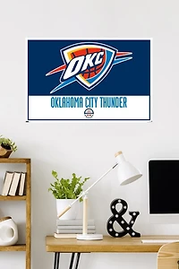 NBA Oklahoma City Thunder - Logo 21 Wall Poster, 22.375" x 34"