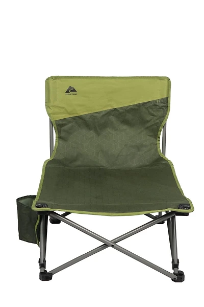 Ozark Trail Low Profile Event Chair, Adult, Green, Low Event Chair
