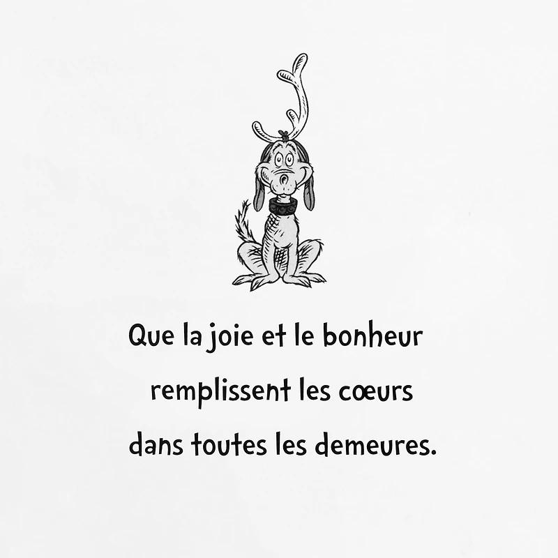 Boîte de cartes en français de Noël, Hallmark, Comment le Grinch a volé Noël ! de Dr. Seuss, Merry Grinchmas (20 cartes)