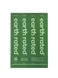 Earth Rated 60 sacs sur 4 rouleaux - non parfumés 100% étanche garanti.