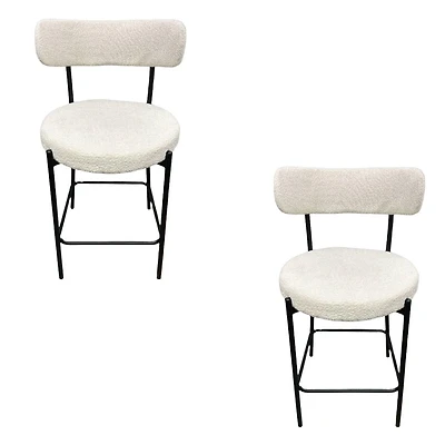 Federica Boucle Stool