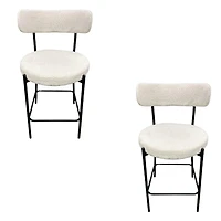 Federica Boucle Stool