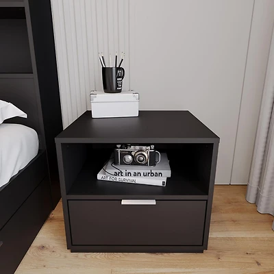 Nexera Hunter Table de chevet avec 1 tiroir