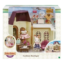 Calico Critters Boutique de Mo Maison de Poupée avec Figurine et Accessoires de Mode