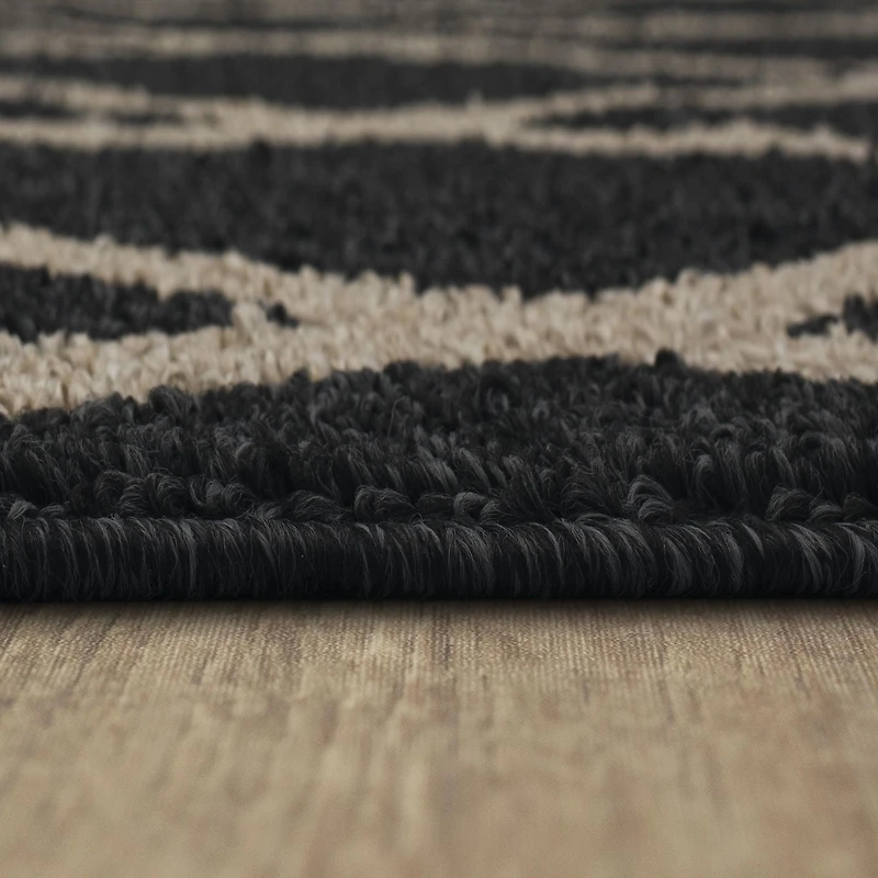 Mohawk Home - Tapis touffeté en polyester à motif de losanges, praline/havane