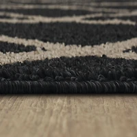 Mohawk Home - Tapis touffeté en polyester à motif de losanges, praline/havane