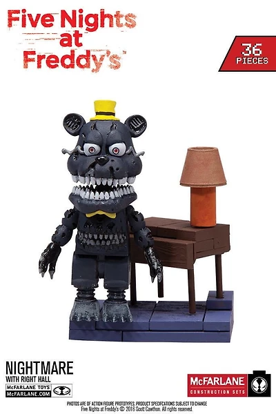 Five Nights At Freddy's Nightmare with Right Hall Construction Set