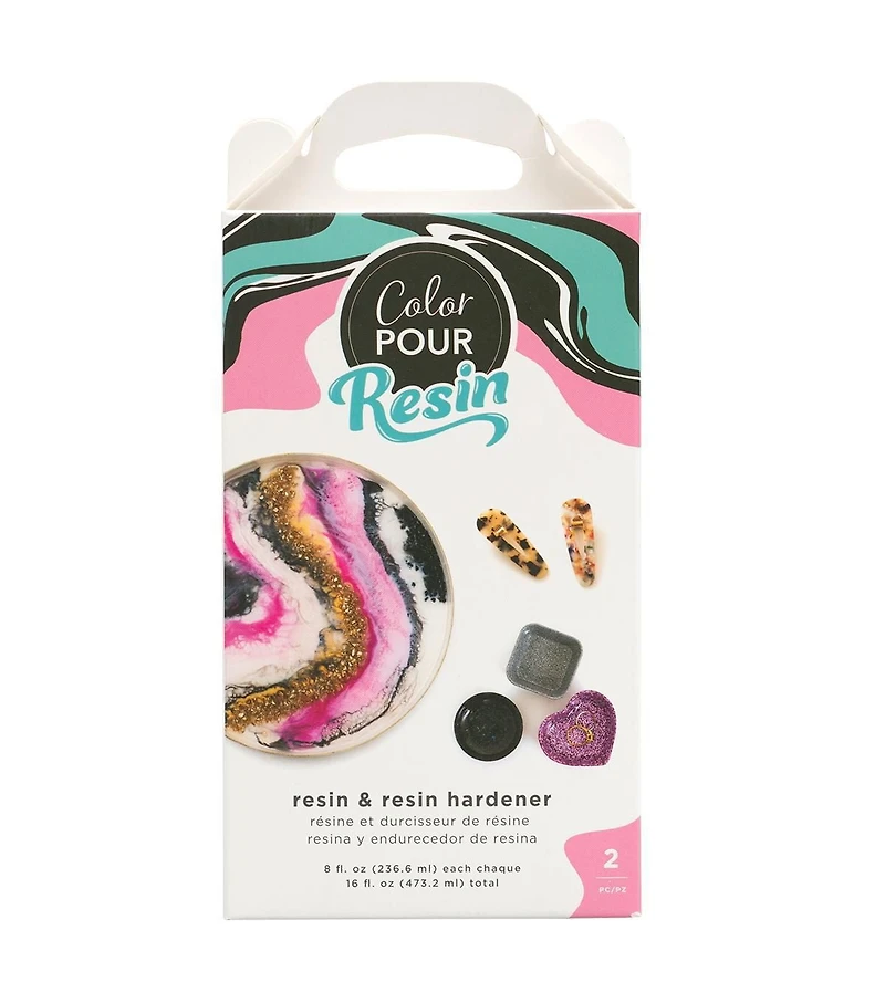 AC ClrPourResn ResinHardner8oz, Hardener