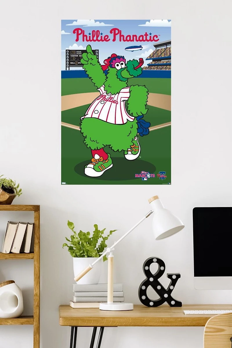 MLB Philadelphia Phillies - Phillie Phanatic Wall Poster, 22.375" x 34"