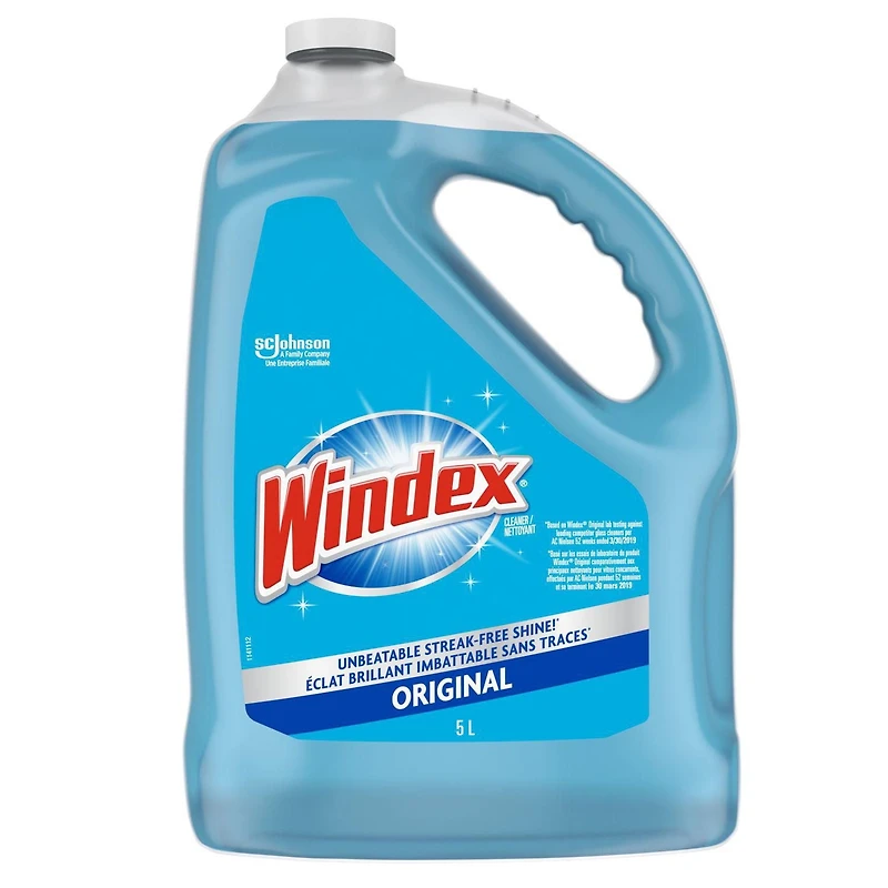 Windex® Glass Cleaner Refill, Original, 5L, Refill