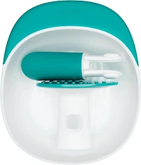 OXO Tot - Portable Food Masher - Compact and Efficient - Mashes Fruits and Veggies for Fresh Baby Food - Steep Bowl Walls - Easy to Clean - Perfect for On-the-Go - Teal - 61130700