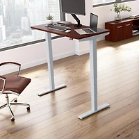 Move 40 Series by Bush Business Furniture 48W x 24D Electric Height Adjustable Standing Desk in White