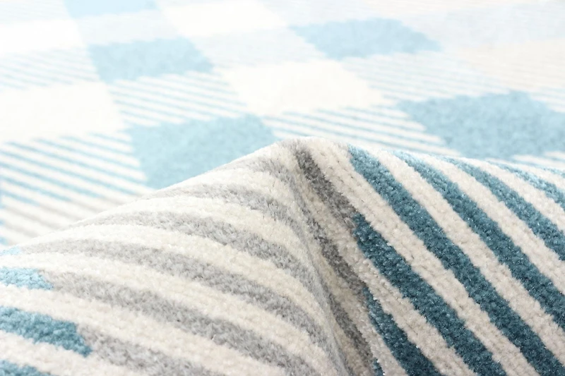 ECARPET Washable Plaid Area Rug & Runner for Kitchen, Bedside, Living Room, Hallway
