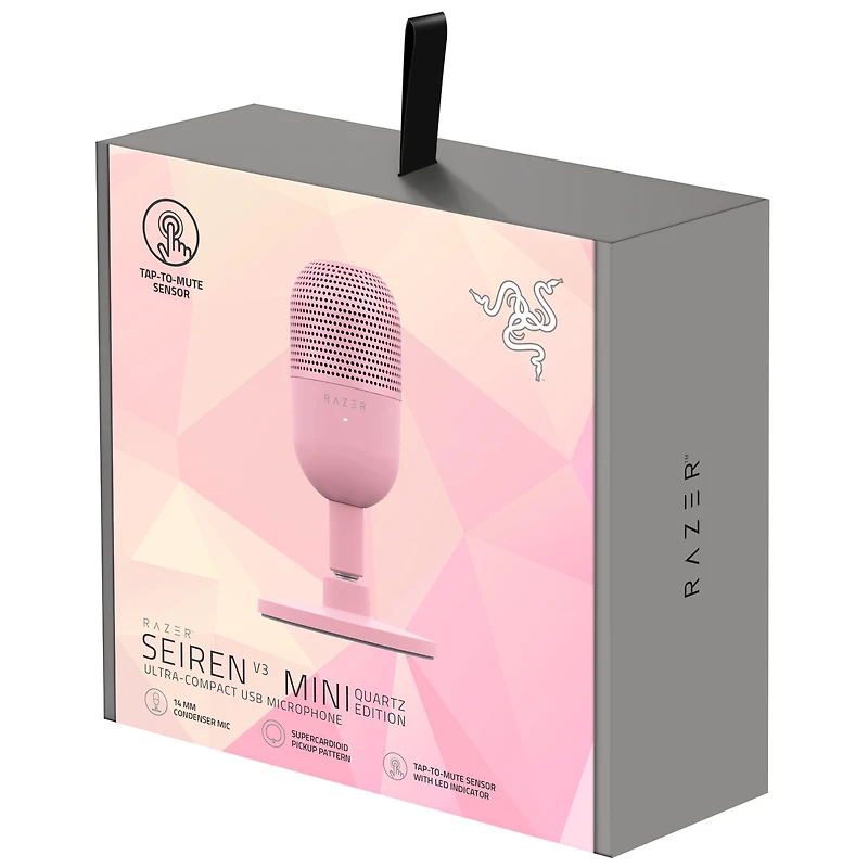 Razer Seiren V3 Mini - Quartz pour (PC)