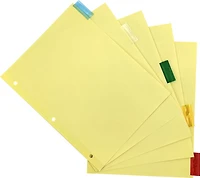 PEN+GEAR Pen + Gear Letter Size Index Dividers, 5 tabs, 8.5"x 11"