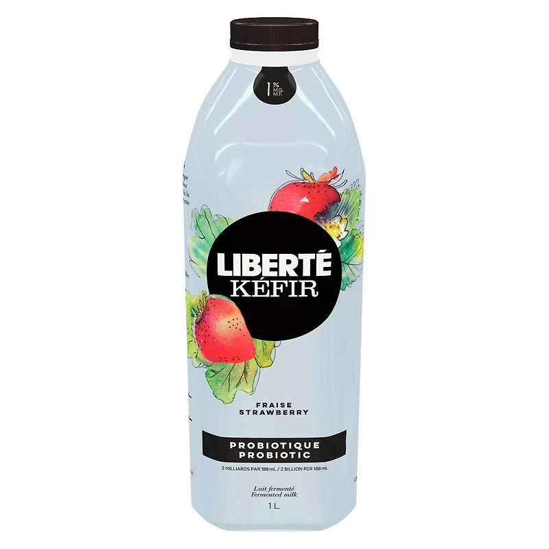 Liberté 1% Kefir, Strawberry, 1 L, 1 L