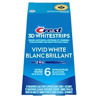 Ensemble de blanchiment des dents à domicile Crest 3D Whitestrips Blanc brillant 10 traitements