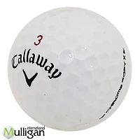 Callaway Chrome Soft/x Recycled Golf Balls, pack of 12, by Mulligan, Chrome Soft/x 12 balls