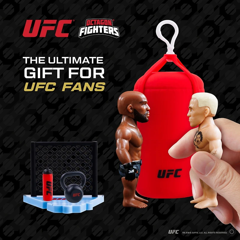 Sac de frappe UFC 3 pouces Mini figurines articulées