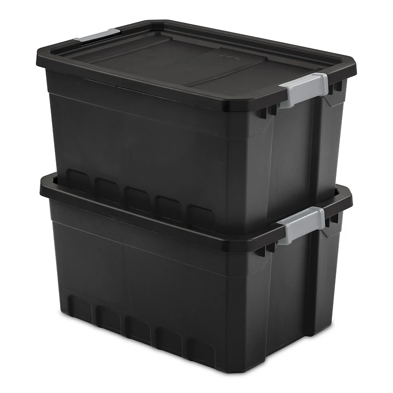 Sterilite 72L Modular Stackers - Black