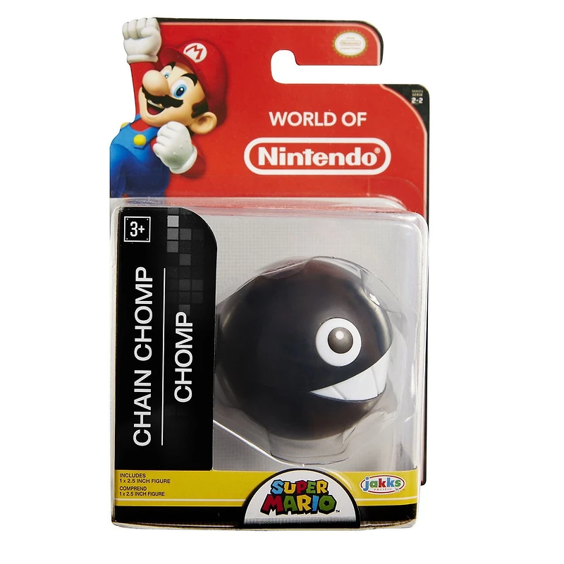Figurine d'articulation limitée Chain Chomp de Nintendo de 2,5 po