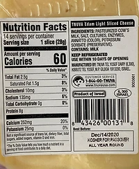 Tranches légères de TNUVA(Edam) club pack Tranch. lég. de TNUVA 2pk