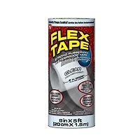Flex Tape Clear 4"x 5', Rubberized waterproof tape.