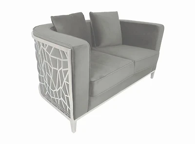 Canadian Elizabeth Loveseat Grey